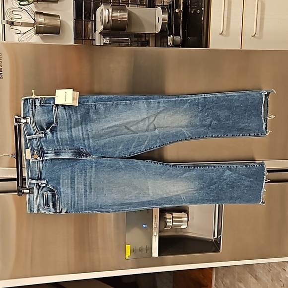 💕MOTHER💕 The Insider Crop Step Fray Jeans ~ Juicin' 34 NWT - Picture 10 of 16